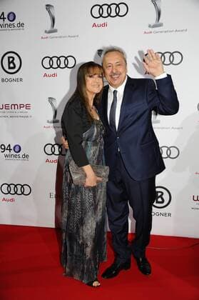 Wolfgang Stumph mit Ehefrau Christine 10 Jahre Audi Generation Award Preis, Auszeichnung Hotel Bayerischer Hof München 07. Dezember 2016