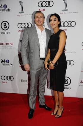 Verona Pooth mit Ehemann Franjo 10 Jahre Audi Generation Award Preis, Auszeichnung Hotel Bayerischer Hof München 07. Dezember 2016