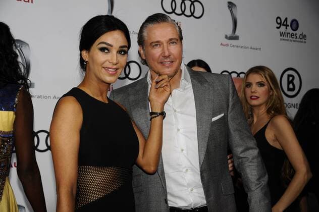 Verona Pooth mit Ehemann Franjo 10 Jahre Audi Generation Award Preis, Auszeichnung Hotel Bayerischer Hof München 07. Dezember 2016