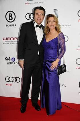 Cosima von Borsody mit Ehemann Bernd Hock 10 Jahre Audi Generation Award Preis, Auszeichnung Hotel Bayerischer Hof München 07. Dezember 2016