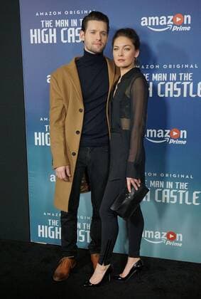 December 8, 2016 - Los Angeles, CA, United States - 08 December 2016 - Los Angeles, California. Luke Kleintank, Alexa Davalos. Premiere of Amazon s Man In The High Castle held at Pacific Design Center. Photo Credit: AdMedia Los Angeles United States - ZUMAa123 20161208_zaa_a123_016