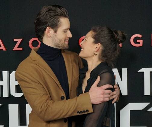 December 8, 2016 - Los Angeles, CA, United States - 08 December 2016 - Los Angeles, California. Luke Kleintank, Alexa Davalos. Premiere of Amazon s Man In The High Castle held at Pacific Design Center. Photo Credit: AdMedia Los Angeles United States - ZUMAa123 20161208_zaa_a123_031