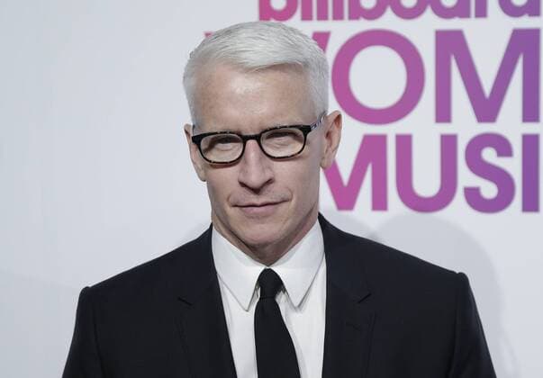 Anderson Cooper arrives on the red carpet at the Billboard Women in Music 2016 event on December 9, 2016 in New York City.  NYP20161209147 JOHNxANGELILLO