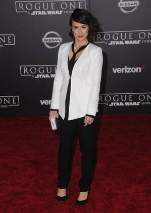 December 10, 2016 - Hollywood, CA, United States - 10 December 2016 - Hollywood, California - Constance Zimmer. Rogue One: A Star Wars Story World premiere held at Pantages Theater. Photo Credit: AdMedia Hollywood United States - ZUMAa123 20161210_zaa_a123_105