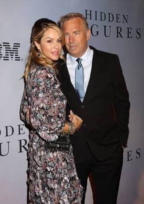 December 10, 2016 - New York, New York, U.S. - Actor KEVIN COSTNER and CHRISTINE BAUMGARTNER attend the New York Special Screening of Hidden Figures held at the SVA Theatre. New York U.S. - ZUMAk03_ 20161210_zaf_k03_045