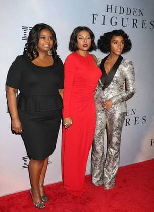December 10, 2016 - New York, New York, U.S. - Actors OCTAVIA SPENCER, TARAJI P. HENSON, and singer JANELLE MONAE attend the New York Special Screening of Hidden Figures held at the SVA Theatre. New York U.S. - ZUMAk03_ 20161210_zaf_k03_204