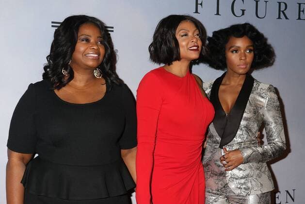 December 10, 2016 - New York, New York, U.S. - Actors OCTAVIA SPENCER, TARAJI P. HENSON, and singer JANELLE MONAE attend the New York Special Screening of Hidden Figures held at the SVA Theatre. New York U.S. - ZUMAk03_ 20161210_zaf_k03_212