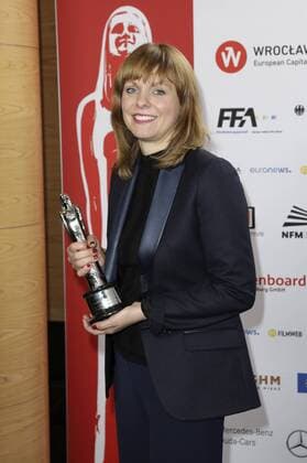 Maren Ade mit dem Preis für die beste Regie und das beste Drehbuch für Toni Erdmann bei der Verleihung vom 29. Europäischen Filmpreis 2016 29th European Film Awards 2016 im Nationalen Forum für Musik. Breslau, 10.12.2016 Foto:xS.xGabschx xFuturexImage