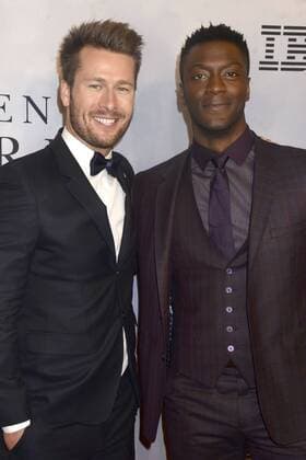 Glen Powell und Aldis Hodge beim Special Screening des Kinofilms Hidden Figures - Unerkannte Heldinnen im SVA Theatre. New York, 10.12.2016 Foto:xD.xVanxTinex xFuturexImage