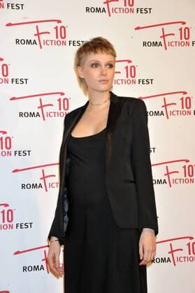 Rome, Red Carpet The border. Pictured: Caterina Shulha dress Vintage  Copyright: xEcophotox xIPAx