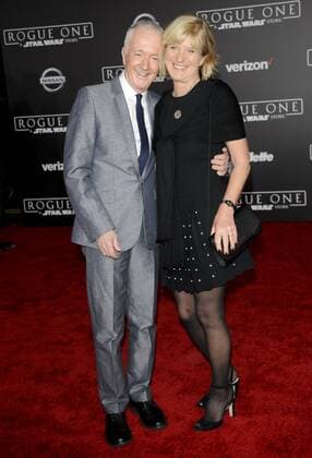 Anthony Daniels & wife Christine Savage ROGUE ONE: A STAR WARS STORY FILM PREMIERE Hollywood Patrick Rideaux PicturePerfect