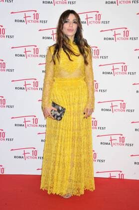 Rome Fiction Fest, Red Carpet Immature . Pictured: Sabrina Impacciattore Scervino dress jewelry Coco  Copyright: xLennyx xIPAx