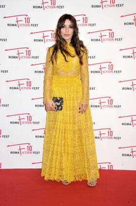 Rome Fiction Fest, Red Carpet Immature . Pictured: Sabrina Impacciattore Scervino dress jewelry Coco  Copyright: xLennyx xIPAx