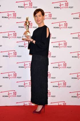 Rome Fiction Fest, Red Carpet Immature . Pictured: Christian Capotondi dress Stella McCartney  Copyright: xLennyx xIPAx