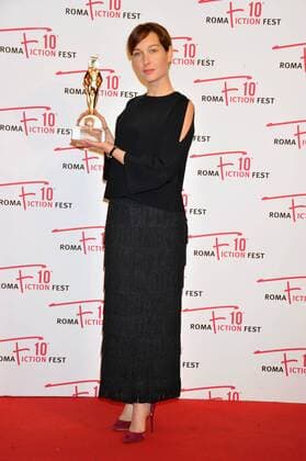 Rome Fiction Fest, Red Carpet Immature . Pictured: Christian Capotondi dress Stella McCartney  Copyright: xLennyx xIPAx