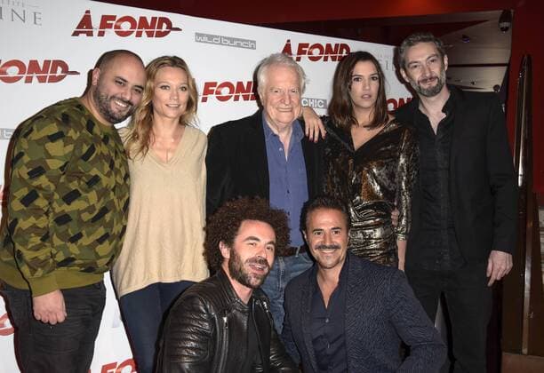 Nicolas Benamou - Jose Garcia - Andre Dussoliier - Caroline Vigneaux - Jerome Commandeur CELEBRITIES : Filmpremiere A Fond - Paris - 12 12 2016 FedericoPestellini Panoramic 
