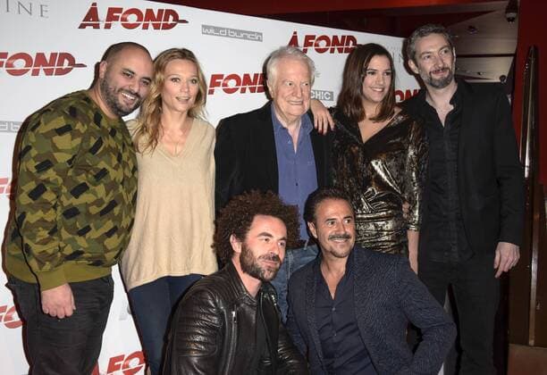 Nicolas Benamou - Jose Garcia - Andre Dussoliier - Caroline Vigneaux - Jerome Commandeur CELEBRITIES : Filmpremiere A Fond - Paris - 12 12 2016 FedericoPestellini Panoramic 