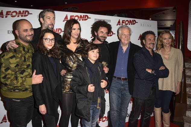 Nicolas Benamou - Jose Garcia - Andre Dussoliier - Caroline Vigneaux - Jerome Commandeur CELEBRITIES : Filmpremiere A Fond - Paris - 12 12 2016 FedericoPestellini Panoramic 