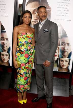 December 12, 2016 - New York, New York, U.S. - Actress NAOMIE HARRIS and actor WILL SMITH attend the New York World Premiere of Collateral Beauty held at the Jazz At Lincoln Centers Frederick P. Rose Hall. New York U.S. - ZUMAk03_ 20161212_zaf_k03_022