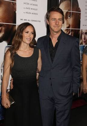 December 12, 2016 - New York, New York, U.S. - SHAUNA ROBERTSON and actor EDWARD NORTON attend the New York World Premiere of Collateral Beauty held at the Jazz At Lincoln Centers Frederick P. Rose Hall. New York U.S. - ZUMAk03_ 20161212_zaf_k03_164