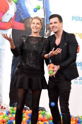 Giulia Siegel mit Freund Ludwig bei der Premeire des Kinofilms Plötzlich Papa Demain tout commence im Zoo Palast. Berlin, 12.12.2016 Foto:xF.xKernx xFuturexImage
