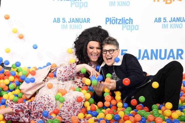Nina Queer und Rolf Scheider bei der Premeire des Kinofilms Plötzlich Papa Demain tout commence im Zoo Palast. Berlin, 12.12.2016 Foto:xF.xKernx xFuturexImage