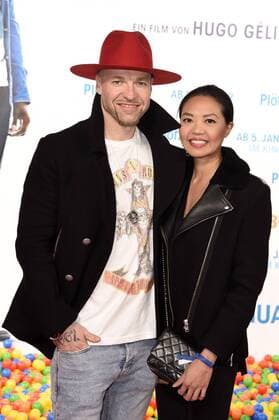 Mateo Jaschik (Culcha Candela) mit Freundin Tanya Ernst bei der Premeire des Kinofilms Plötzlich Papa Demain tout commence im Zoo Palast. Berlin, 12.12.2016 Foto:xF.xKernx xFuturexImage