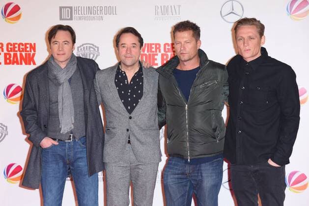 Michael Bully Herbig, Jan Josef Liefers, Til Schweiger, Matthias Schweighöfer Weltpremiere von Vier gegen die Bank im CineStar im Sony Center in Berlin am 13.12.2016