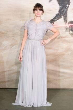 December 13, 2016 - London, London, UK - FELILondon JONES attends the launch of Rogue One: A Star Wars Story. The film follows a group of unlikely heroes banding together on a mission to steal the plans to the Death Star, the Empire s ultimate weapon of destruction. This key event in the Star Wars timeline brings together ordinary people who choose to do extraordinary things, and in doing so, become part of something greater than themselves. London, UK. London UK  - ZUMAl94_ 20161213_zaf_l94_038