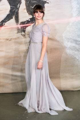 December 13, 2016 - London, London, UK - FELILondon JONES attends the launch of Rogue One: A Star Wars Story. The film follows a group of unlikely heroes banding together on a mission to steal the plans to the Death Star, the Empire s ultimate weapon of destruction. This key event in the Star Wars timeline brings together ordinary people who choose to do extraordinary things, and in doing so, become part of something greater than themselves. London, UK. London UK  - ZUMAl94_ 20161213_zaf_l94_069
