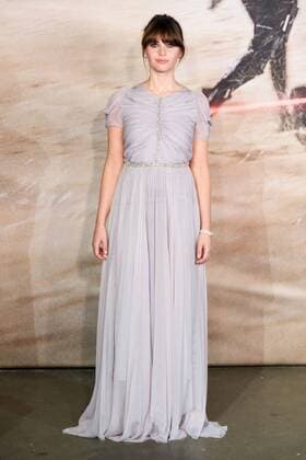December 13, 2016 - London, London, UK - FELILondon JONES attends the launch of Rogue One: A Star Wars Story. The film follows a group of unlikely heroes banding together on a mission to steal the plans to the Death Star, the Empire s ultimate weapon of destruction. This key event in the Star Wars timeline brings together ordinary people who choose to do extraordinary things, and in doing so, become part of something greater than themselves. London, UK. London UK  - ZUMAl94_ 20161213_zaf_l94_074