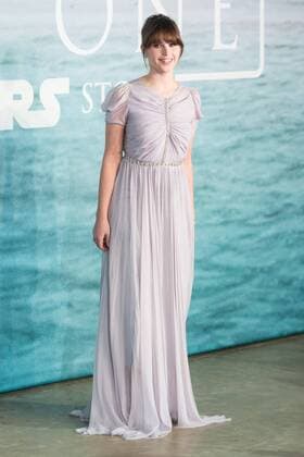 December 13, 2016 - London, London, UK - FELILondon JONES attends the launch of Rogue One: A Star Wars Story. The film follows a group of unlikely heroes banding together on a mission to steal the plans to the Death Star, the Empire s ultimate weapon of destruction. This key event in the Star Wars timeline brings together ordinary people who choose to do extraordinary things, and in doing so, become part of something greater than themselves. London, UK. London UK  - ZUMAl94_ 20161213_zaf_l94_071