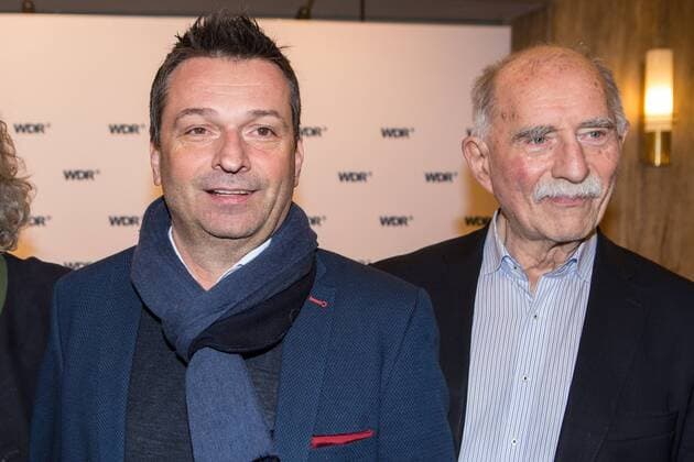Essen Christian Heidel (Sportdirektor, FC Schalke 04) negen Werner Hansch (ehemaliger Fussball-Reporter), Filmpremiere WDR-Doku Schicht im Schacht , Lichtburg Essen, 13.12.2016, Copyright: xDeutzmann Eibner-Pressefotox EP_CDN