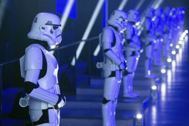 Themen der Woche KW50 Stormtroopers beim Lauch Event des Kinofilms Rogue One: A Star Wars Story Star Wars: Rogue One in der Tate Gallery of Modern Art. London, 13.12.2016 Foto:xJ.xSpicerx xFuturexImage