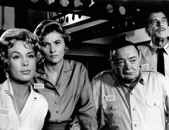 Voyage to the Bottom of the Sea, USA 1961, aka: Unternehmen Feuergürtel, Regie: Irwin Allen, Darsteller: Barbara Eden, Joan Fontaine,Walter Pidgeon, Peter Lorre Copyright: IFTN UnitedArchives03472