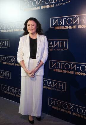 MOSCOW, RUSSIA - DECEMBER 14, 2016: Disney Russia CEO Marina Zhigalova-Ozkan poses for a photograph at the Moscow premiere of Rogue One: A Star War Story, a film by Gareth Edwards, in Moscow s Tesla 4000 multi-format workspace. Vyacheslav Prokofyev TASS  TS03AF97