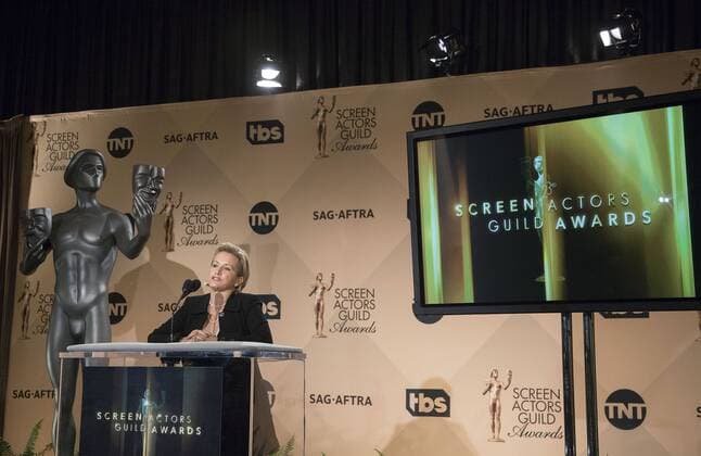 December 14, 2016 - West Hollywood, California, U.S - SAG-AFTRA president Gabrielle Carteris at the 23rd Annual Screen Actors Guild Awards Nominations announcement at the Pacific Design Center on Wednesday, December 14, 2016 in West Hollywood, California. West Hollywood U.S. - ZUMAp124 20161214_zaa_p124_072