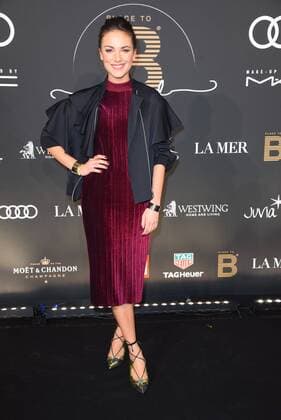 Janina Uhse PLACE TO B INFLUENCER AWARD im Axel Springer Haus in Berlin am 15.12.2016