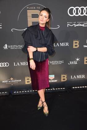 Janina Uhse PLACE TO B INFLUENCER AWARD im Axel Springer Haus in Berlin am 15.12.2016