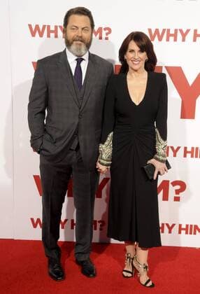 Megan Mullally & Nick Offerman WHY HIM? FILM PREMIERE Los Angeles Patrick Rideaux PicturePerfect