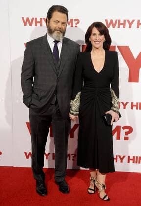 Megan Mullally & Nick Offerman WHY HIM? FILM PREMIERE Los Angeles Patrick Rideaux PicturePerfect