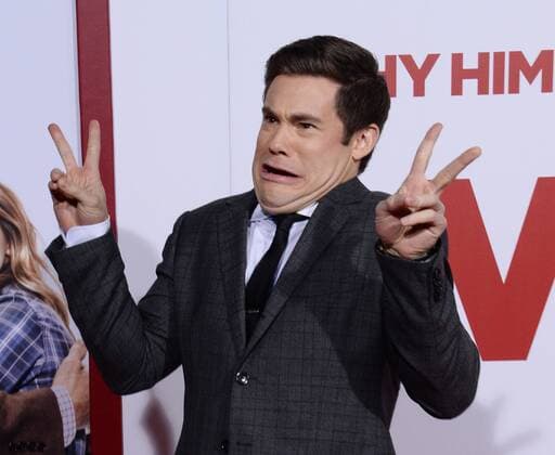 Cast member Adam Devine attends the premiere of the motion picture comedy Why Him? at the Regency Bruin Theater in the Westwood section of Los Angeles on December 17, 2016. Storyline: A dad forms a bitter rivalry with his daughter s young rich boyfriend.  LAP2016121721 JIMxRUYMEN