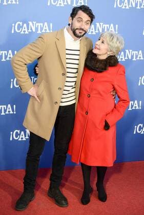Paco Leon and Concha Velasco attends to the premiere of the film ¡Canta! at Cines Capitol in Madrid, Spain. December 18, 2016.  (20161218059)