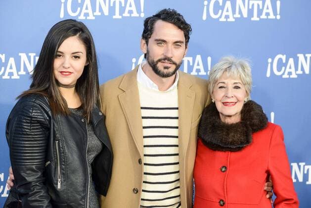 Andrea Compton, Paco Leon and Concha Velasco attends to the premiere of the film ¡Canta! at Cines Capitol in Madrid, Spain. December 18, 2016.  (20161218062)