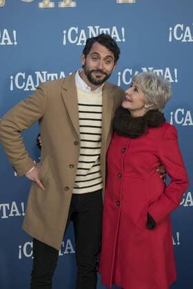 December 18, 2016 - Madrid, Spain - Spanish actress Concha Velasco and Paco Leon attends Canta premiere at Capitol cinema on December 18, 2016 in Madrid, Spain. Madrid Spain  - ZUMAn230 20161218_zaa_n230_377