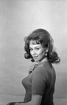 Die deutsche Sängerin und Schauspielerin Lotti Krekel, Deutschland 1960er Jahre. German singer and actress Lotti Krekel, Germany 1960s. 24x36swNeg132 Lotti Krekel Copyright: HeinzxBrowers UnitedArchives2003699