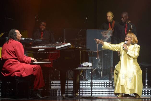 Queen Eshter Marrows s The Harlem Gospel Singer Show, zur Deutschlandpremiere der großen Abschieds-Tour 2016 im Admiralspalast in Berlin am 20.12.2016