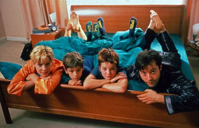 Kidnapping Mom & Dad, Fernsehfilm, Deutschland 1995, Regie: Kai Wessel, Darsteller: Ann Kathrin Kramer, Jan Josef Liefers, Mitja Daniel Krebs, Laura Syniawa Copyright: TBM Nur redaktionelle Nutzung im Zusammenhang mit dem Film. Editorial usage only and only related to the film. UnitedArchives101007