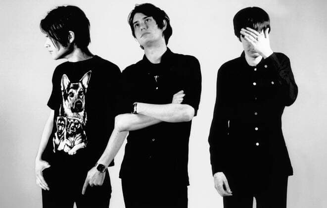 Die deutsche Band Tocotronic aus Hamburg, Deutschland 1990er Jahre. Hamburg based German band Tocotronic , Germany 1990s. Copyright: TBM UnitedArchives201701