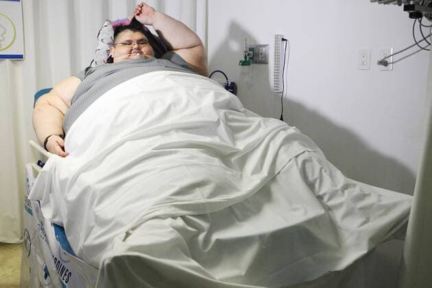 Mexican Juan Pedro Franco, the most obese man in the world with 590 kgs, delivers a press conference to announce the treatment he will undergo in order to loose a 10 per cent of his body-mass, in Guadalajara, Jalisco, Mexico, 21 December 2016. After thist first proceeding by surgeon Jose Castaneda at the Gastric Bypass Hospital in Guadalajara, Franco has two more surgeries scheduled. MOST OBESE MAN IN THE WORLD TAKES THE PATH OF HEALTH RECOVERY !ACHTUNG: NUR REDAKTIONELLE NUTZUNG!  GUA001 20161222-636179621517548037